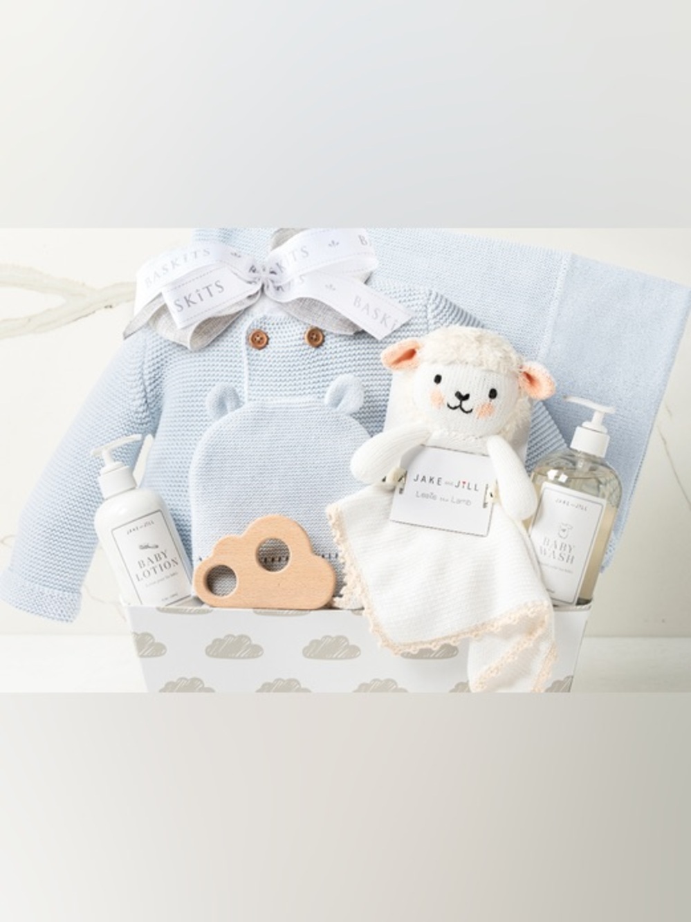 Baskits Jake & Jill Baby Gift Basket Blue